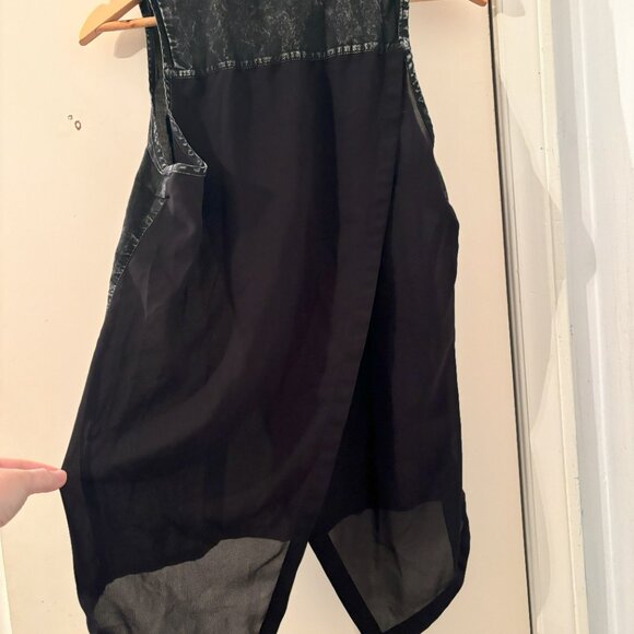 Noisy May Black Button Down Vest Top - Picture 5 of 8